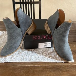 Corky’s Boutique Grey Booties. Wayland
